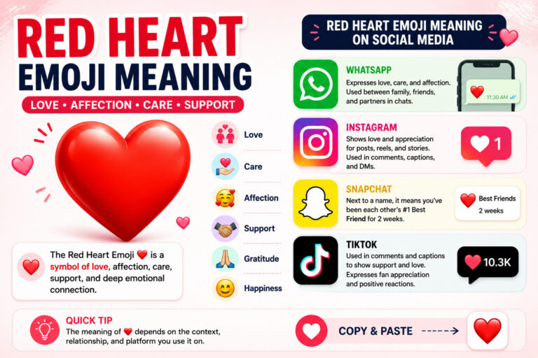 What Does Red Heart Emoji Mean